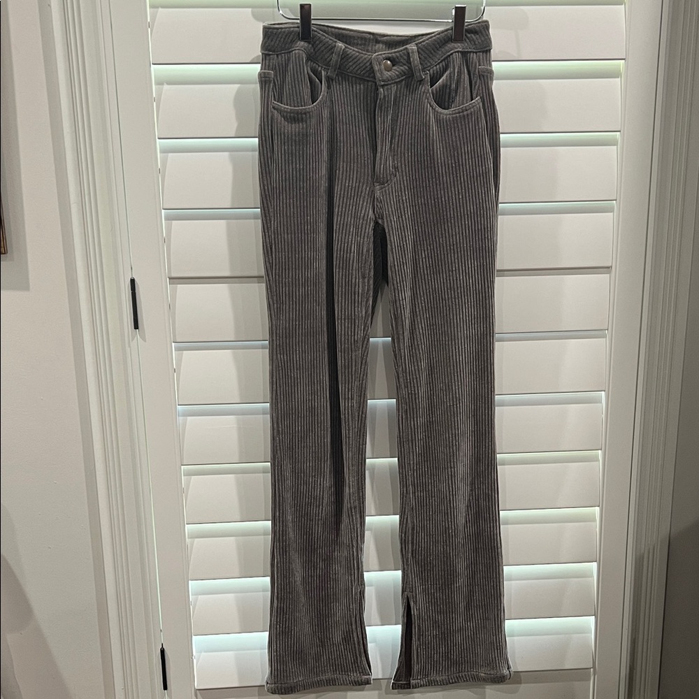 Sift Gray Corduroy Pants